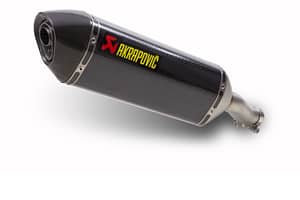 Akrapovic Exhaust Carbon Black Slip-on (Road Legal) Honda CBR 500 R 2013-2015
