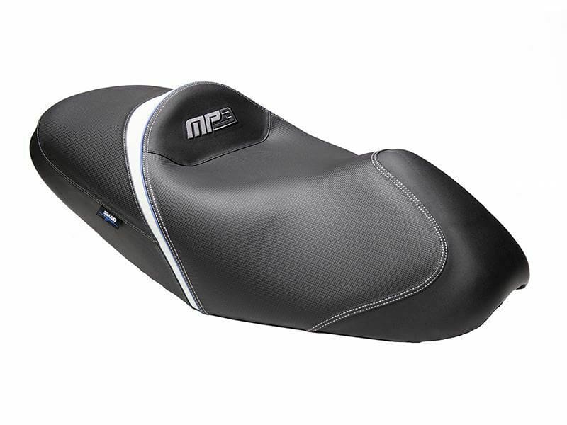 Piaggio MP3 250 2009 to 2012 SHAD Comfort Seat (Blue Seams)