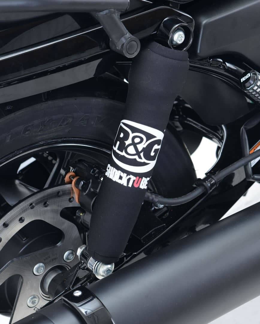 R&G Shocktube Black Pair Harley Davidson Street 750 2015 - 2018-SHOCK50BKPAIR-3
