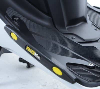 R&G Footboard Sliders for Yamaha Tricity 125 2015 - 2017-TP0020BK