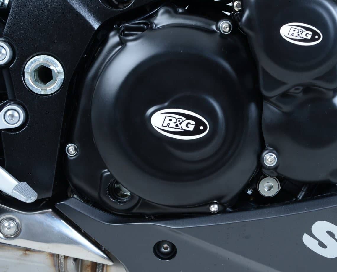 R&G Engine Case Covers Black (RHS – CLUTCH) Suzuki GSX-S 1000 ABS 2015 – 2020