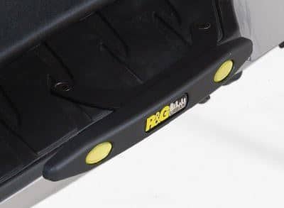R&G Footboard Sliders Black Honda Silverwing FJS600 2008 - 2018-TP0008BK