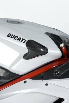 R&G Carbon Fibre Tank Sliders (Gloss finish) Ducati 1198S 2009 – 2011