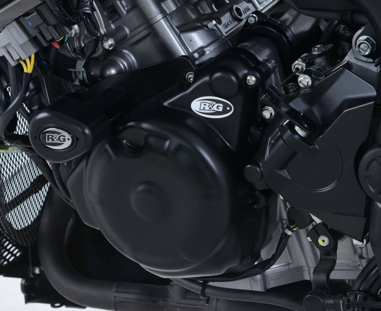 R&G Engine Case Cover Kit (2pc) (RHS + LHS) Honda CBR250RR 2017 to 2020-KEC0105BK