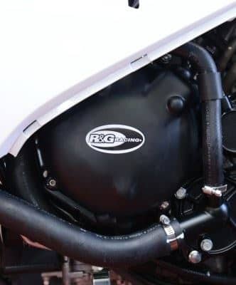 R&G Engine Case Covers Black (LHS) Honda VFR800F 2014 - 2020-ECC0176BK-1