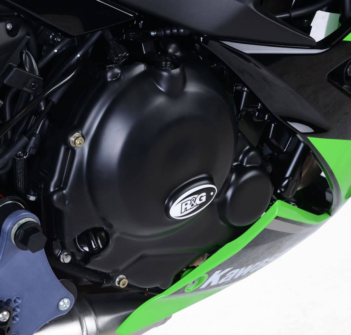 R&G Engine Case Covers Black (RHS) Kawasaki Z650 2017 – 2020