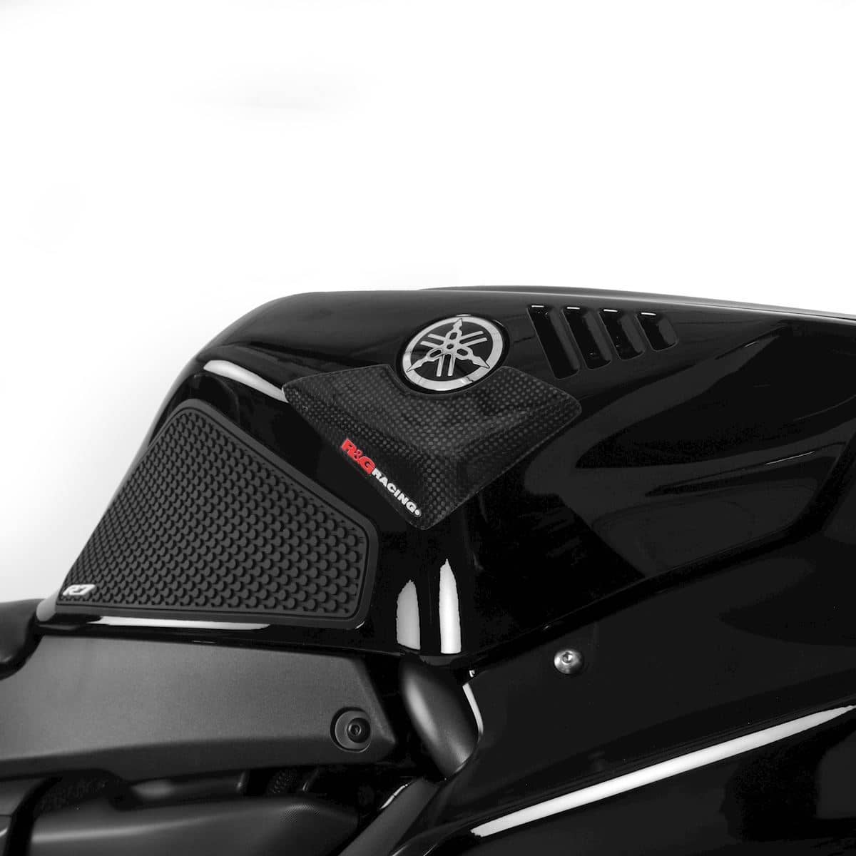 R&G Carbon Fibre Tank Sliders (Gloss Finish) Yamaha R7 2022
