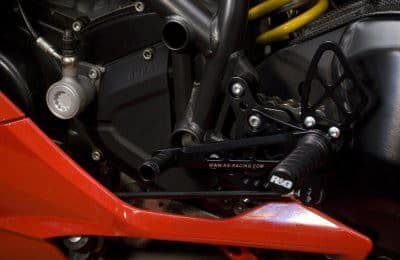 R&G Adjustable Rearsets (Road) for Ducati 1098S 2007 - 2009-RSET11BK