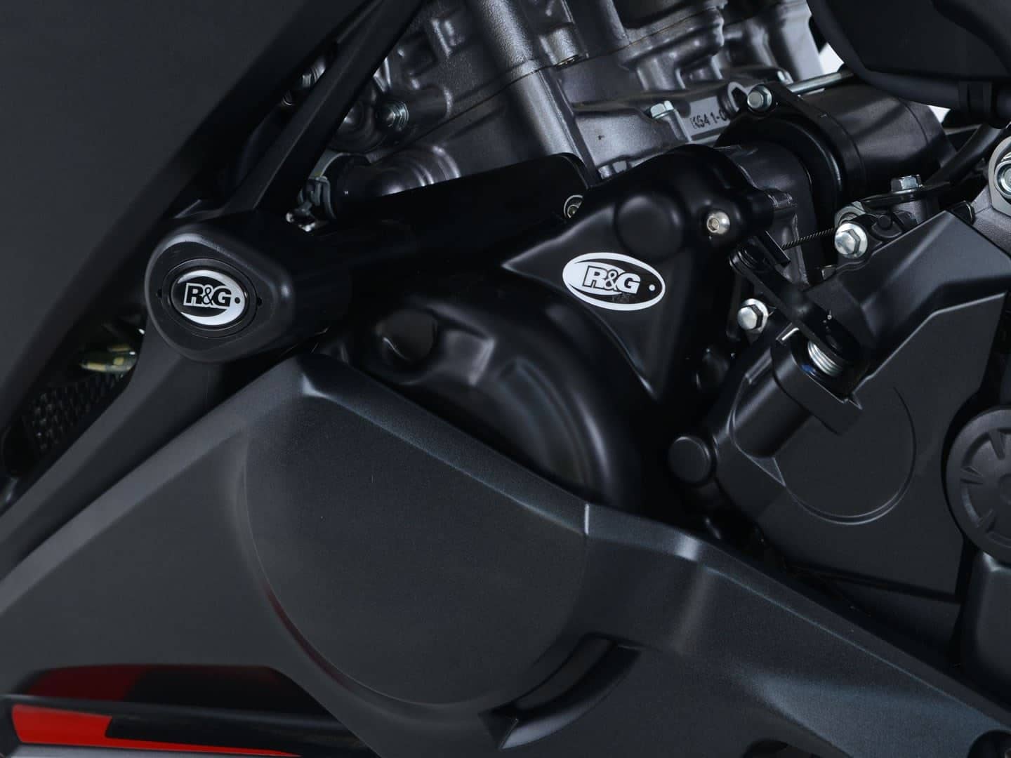 R&G Engine Case Covers Black (LHS) Honda CBR250RR 2017 – 2020