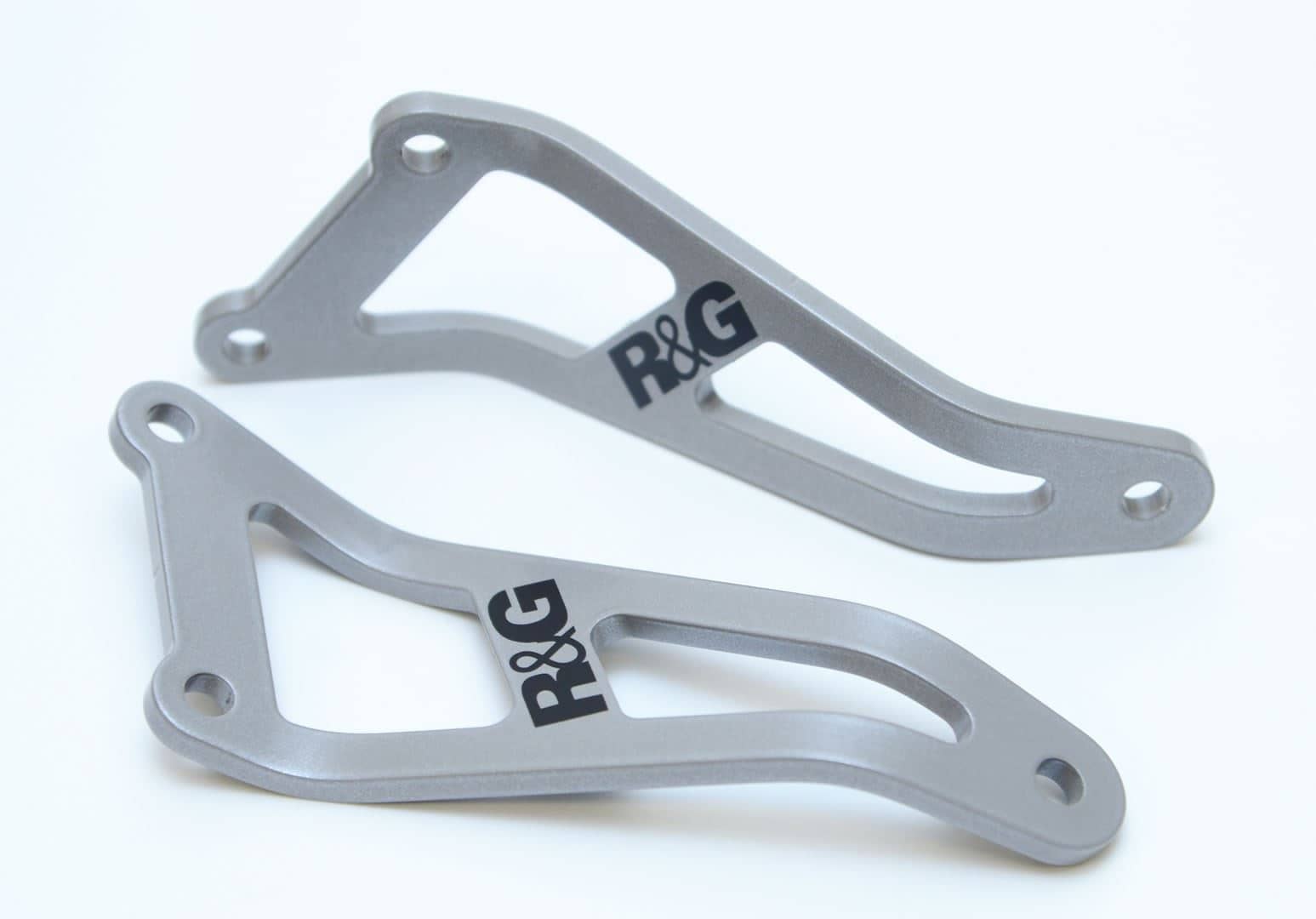 R&G Exhaust Hangers (Twin Exhaust Hanger Kit) Silver Honda VTR1000 SP-1 00 – 01