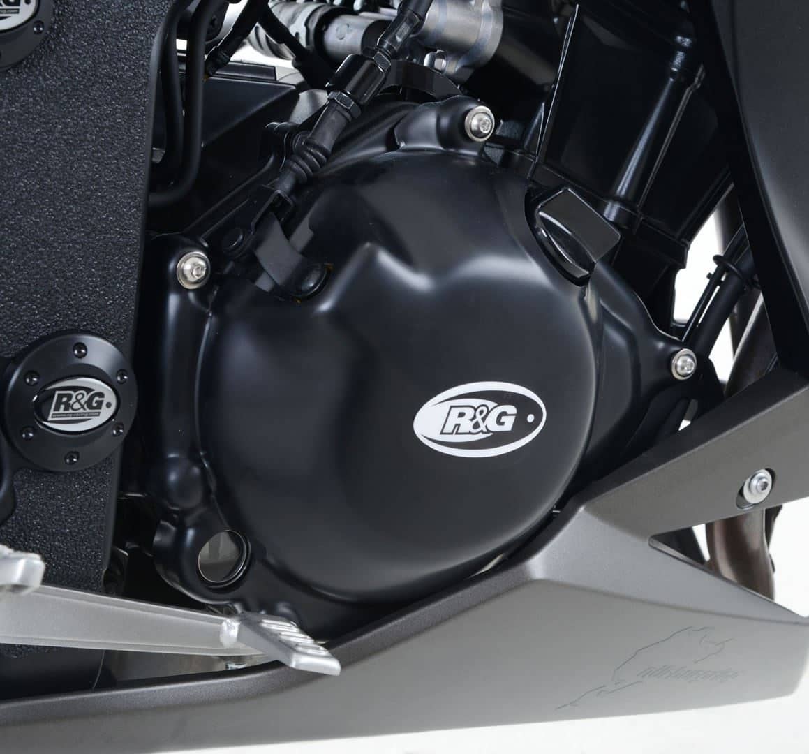 R&G Engine Case Cover Kit (2pc) (RHS + LHS) KTM 690 Duke IIII 2012 to 2014