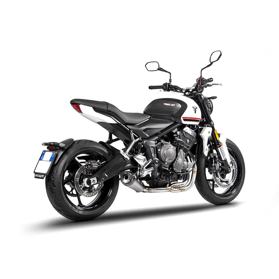 Zard Exhaust Stainless Steel Full System Triumph Trident 660 2021-2022 ...