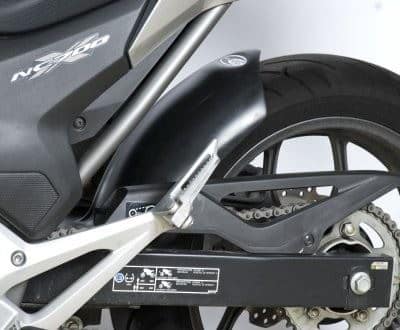 R&G Rear Huggers Black Honda NC750S 2014 – 2020 - Freaklizard