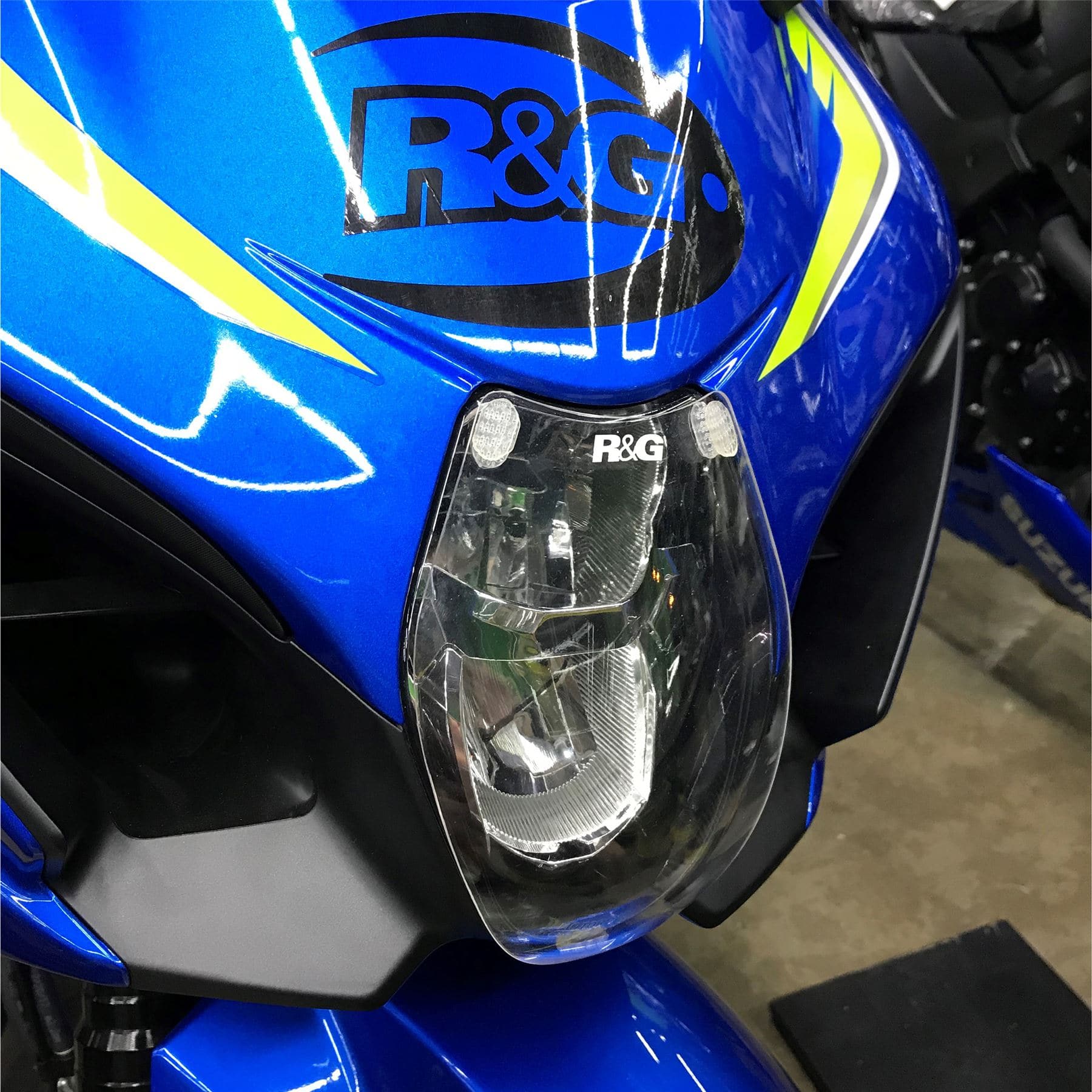 R&G Headlight Shields Clear Acrylic (Single) Suzuki GSX-R1000 2017 - 2020-HLS0055CL