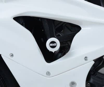 R&G Crash Protectors White - Style (Race) BMW S1000RR 2010 - 2018-CP0362WH