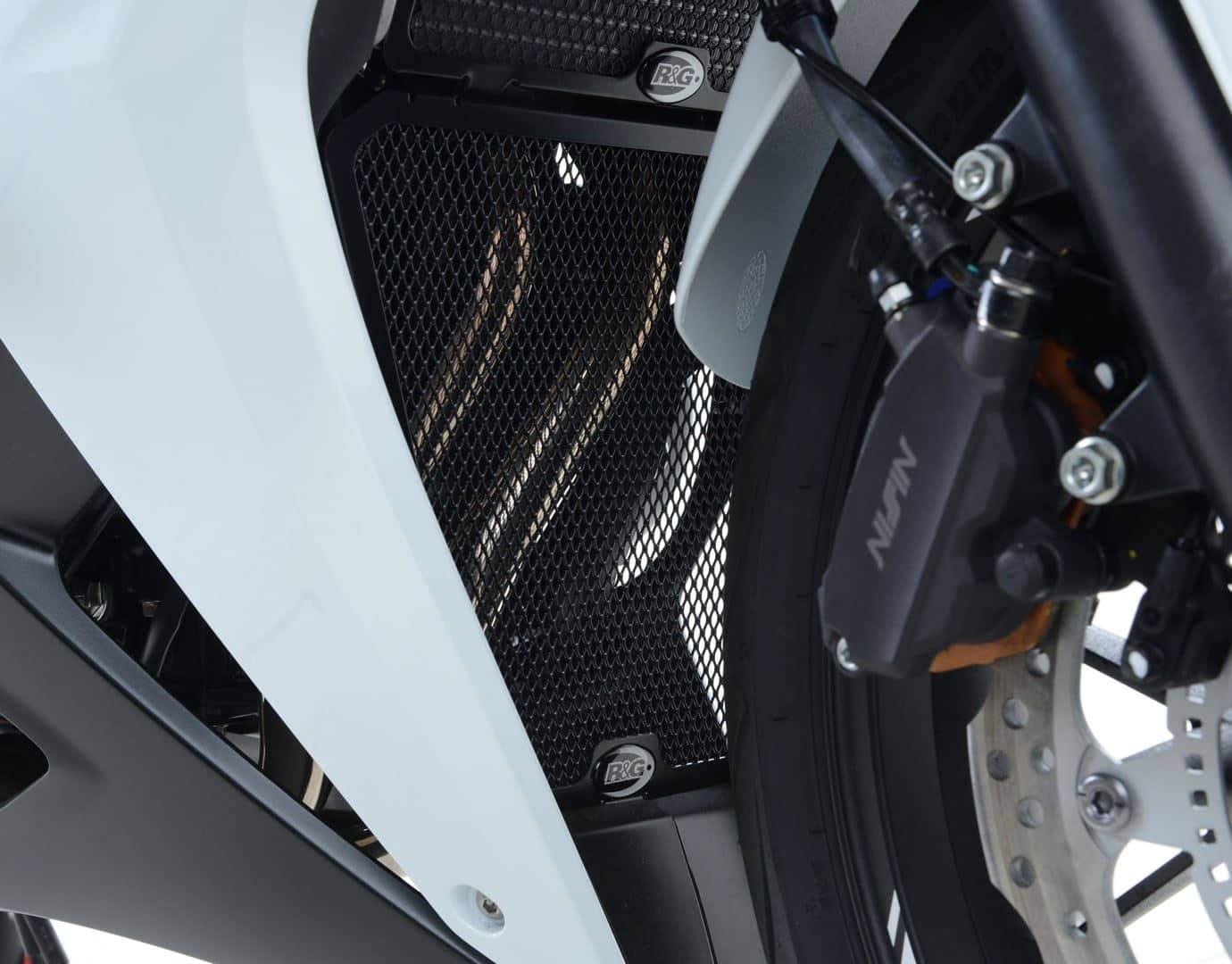 R&G Downpipe Grilles Black Honda CBR500R 2016 – 2018