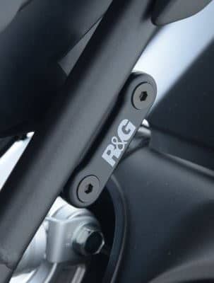 R&G Rear Foot Rest Blanking Plate Yamaha MT-09 (FZ-09) 2013 - 2020-BLP0031BK-1