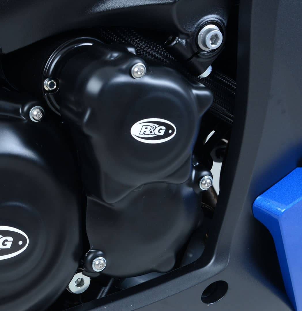 R&G Engine Case Covers Black (RHS - Starter) Suzuki GSX-S 1000 FA 2015 - 2020-ECC0203BK-2