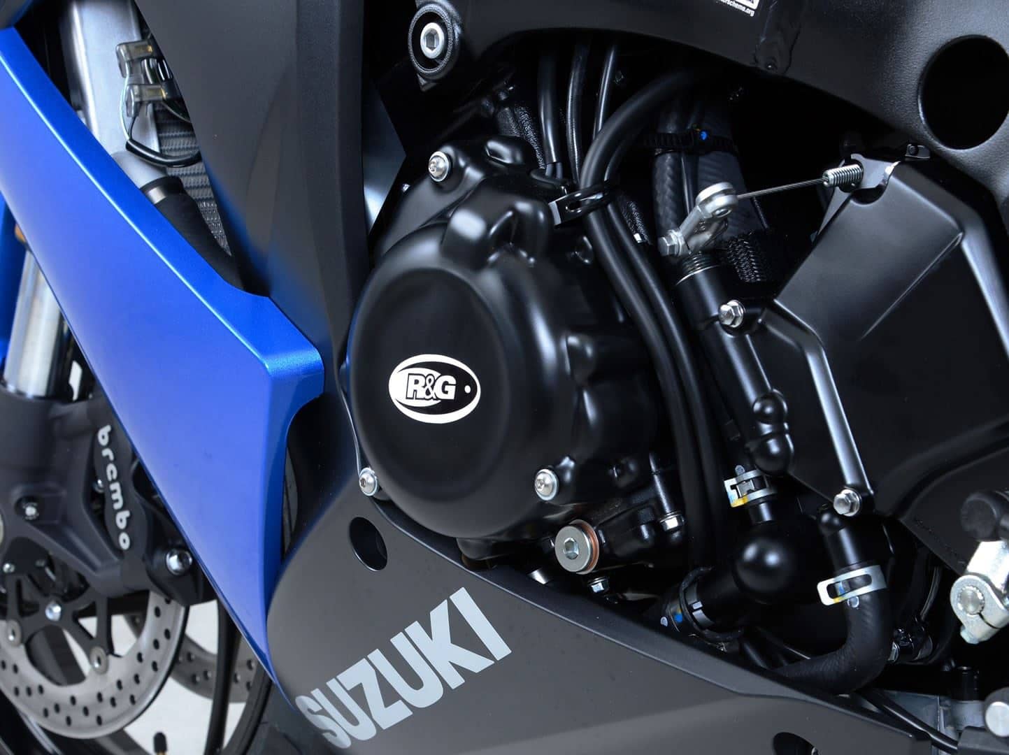 R&G Engine Case Covers Black (LHS) Suzuki GSX-S 1000 ABS 2015 - 2020-ECC0201BK-1