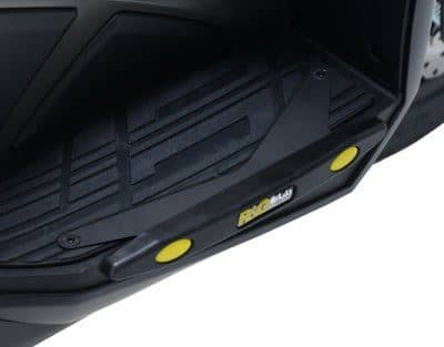 R&G Footboard Sliders for Kawasaki J300 2014 to 2018-TP0019BK