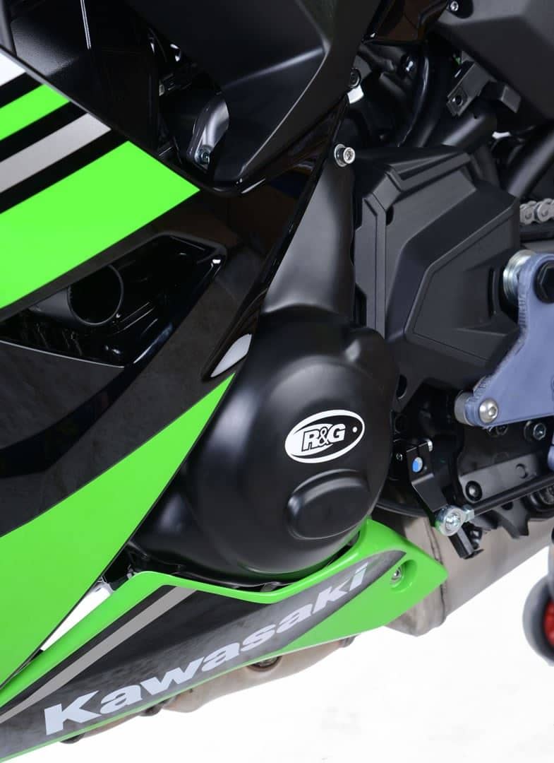 R&G Engine Case Covers Black (LHS) Kawasaki Z650 2017 – 2020
