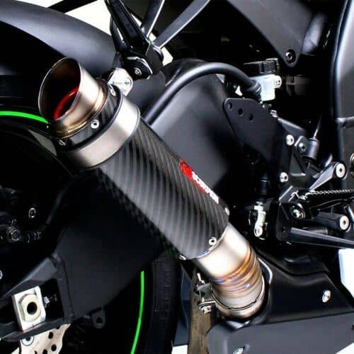 Scorpion Exhaust RP1-GP Slip-on Carbon Fibre Kawasaki Ninja ZX-10R 2008-2010-KA1000CEM