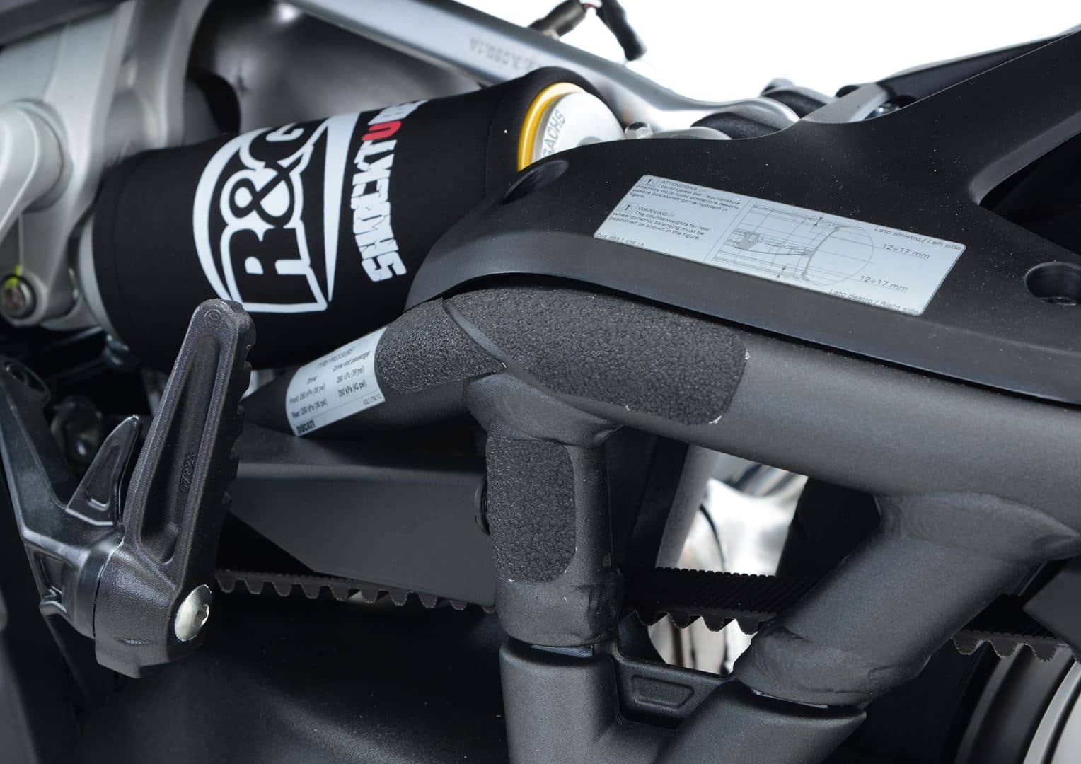 R&G Boot Guard Kit Black (4-Piece) Ducati XDiavel S 2016 - 2023-EZBG208BL-1