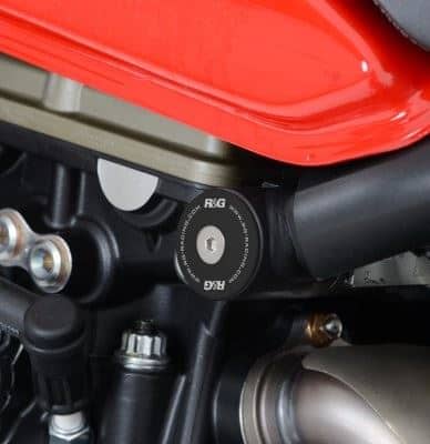 R&G Frame Plugs Black Ducati Monster 1200 2014 - 2016-FI0083BK