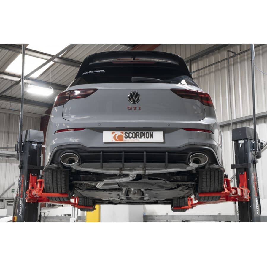 Scorpion Exhaust Non-Res Predator GPF-Back VW Golf GTI Clubsport MK8 20-22-SVWS070