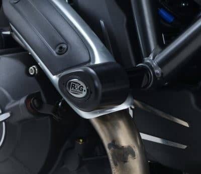 R&G Crash Protectors Black - Aero Ducati Scrambler Street Classic 2018-2020-CP0384BL-4