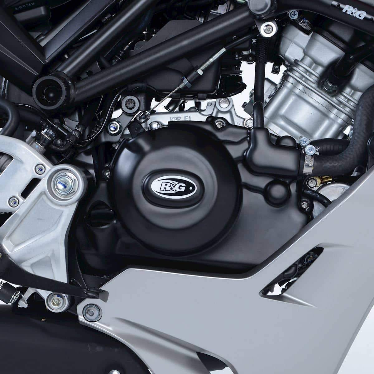 R&G Engine Case Covers Black (RHS) Honda CB125R 2018 – 2020