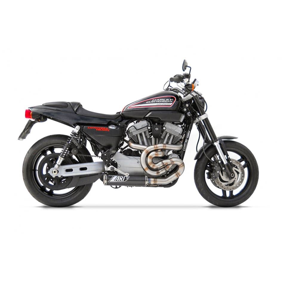 Zard Exhaust Steel Header& Carbon Exhaust Full Sys Harley-Davidson XR1200X 10-12