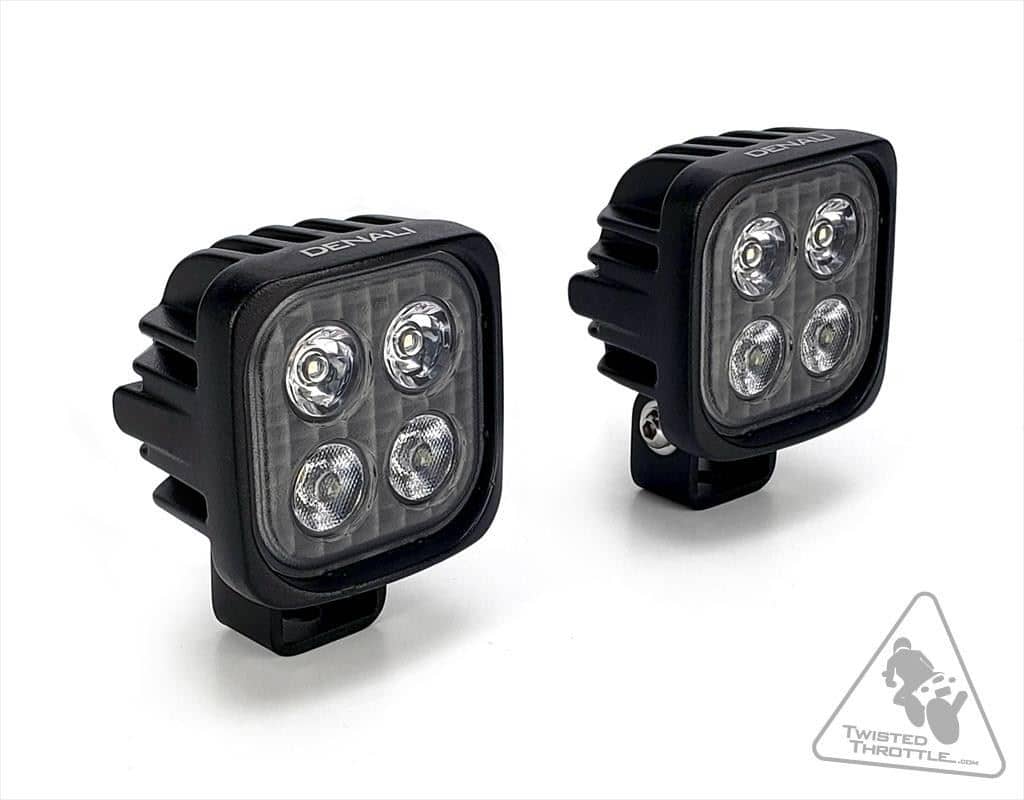 Denali S4 TriOptic LED Light Kit Black Husqvarna CR125 1999 - 2013-DENDNL.S4.10000-139