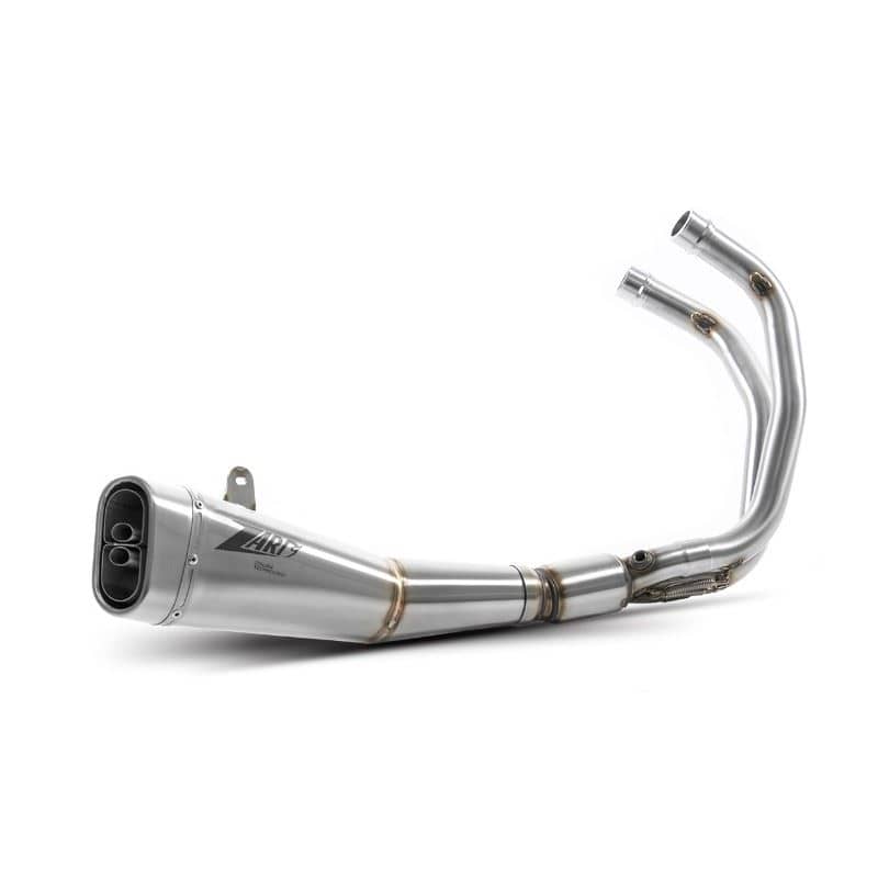 Zard Exhaust 2-1 Stainless Full System with Carbon End Cap Yamaha XSR700 2022