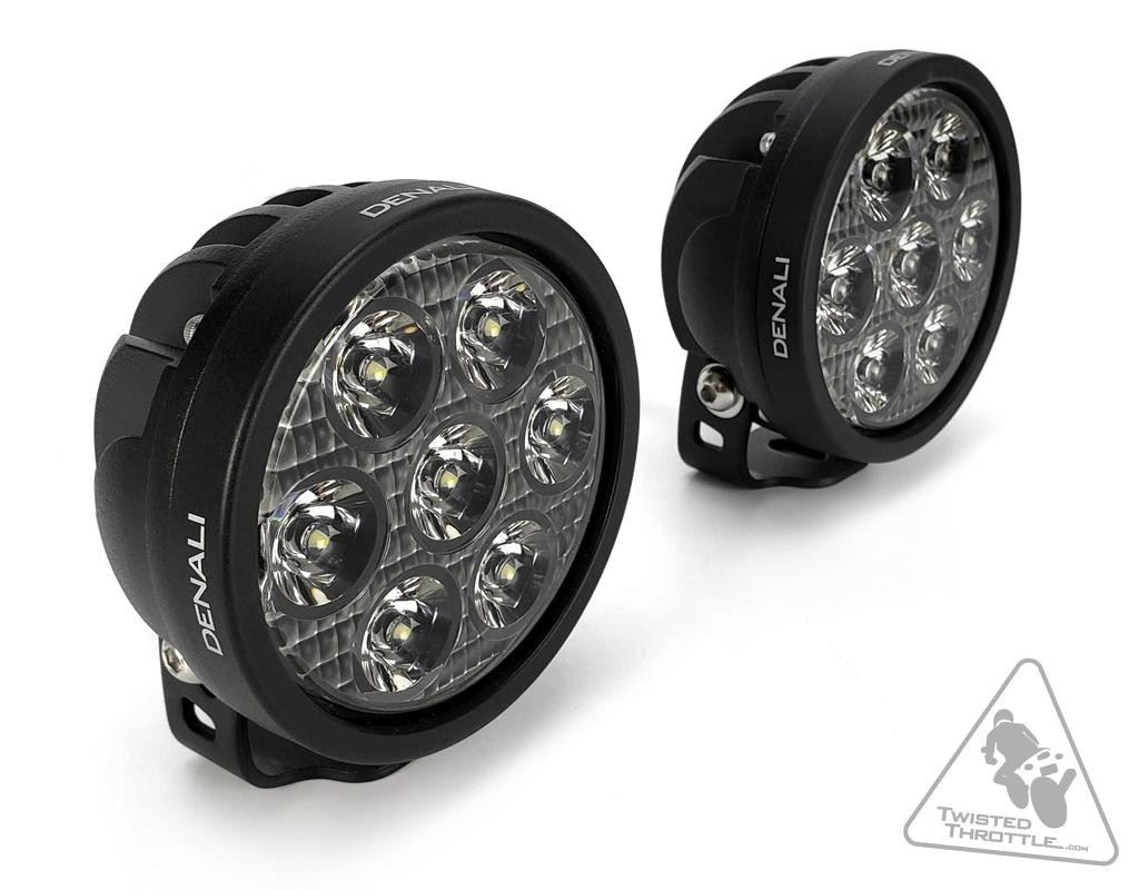Denali D7 TriOptic LED Light Kit Black Suzuki DRZ400 Supermoto 2005 – 2010