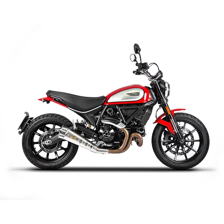 Zard Exhaust Stainless Slip-On Ducati Scrambler Full Throttle 2015-2016