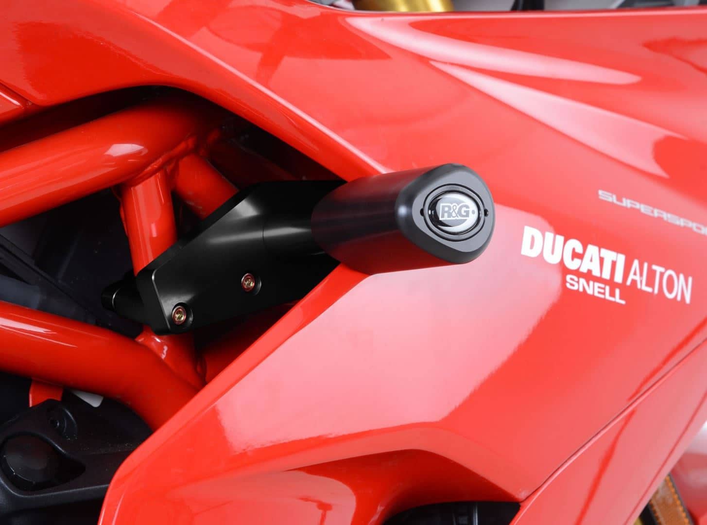 R&G Crash Protectors Black - Aero Style Non Drill Ducati Supersport S 2017-2020-CP0428BL2