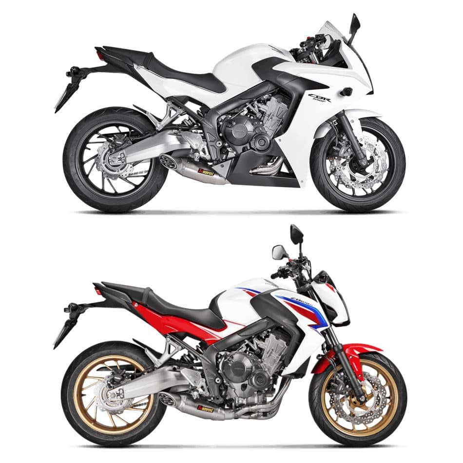 Honda cbr650f on sale akrapovic exhaust