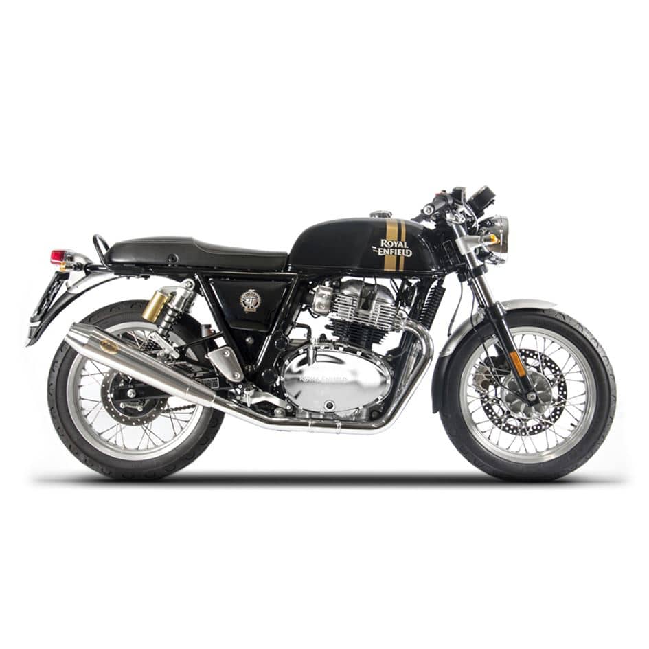 Zard Exhaust Stainless Steel Slip-Ons Royal Enfield Continental GT 650 2019-2021-ZRE536SSO