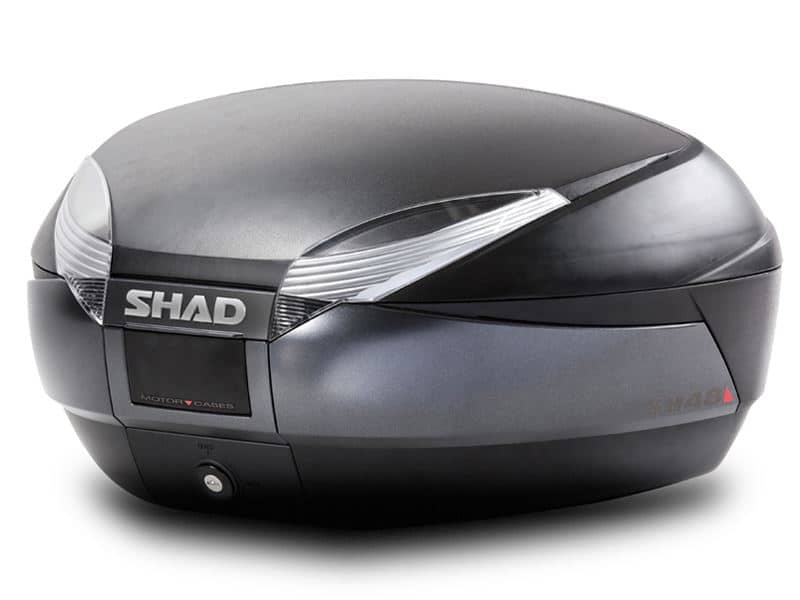 Shad 48L Blk/Gry TopBox and Fitting Kit Honda NC750 S 2014-2015