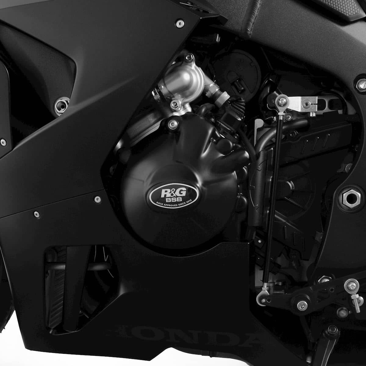 R&G Engine Case Covers Black Race Kit-3 piece Honda CBR1000RR-R Fireblade 20-22-KEC0133R