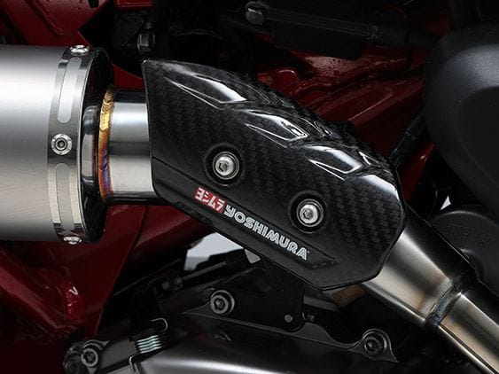 Yoshimura Exhaust Heat Shield Carbon Fibre BMW G310R 2016 – 2020
