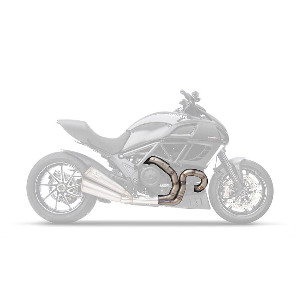 Zard Exhaust Titanium Header Set Ducati Diavel 1200 2-1 2011-2019
