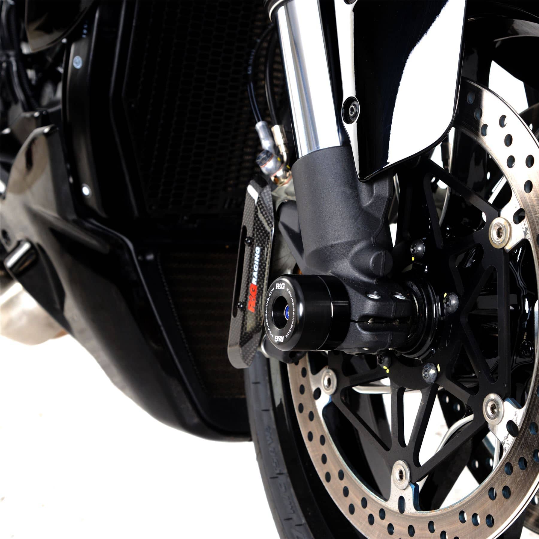 R&G Fork Protectors Black Ducati Diavel V4 2023-FP0276BK