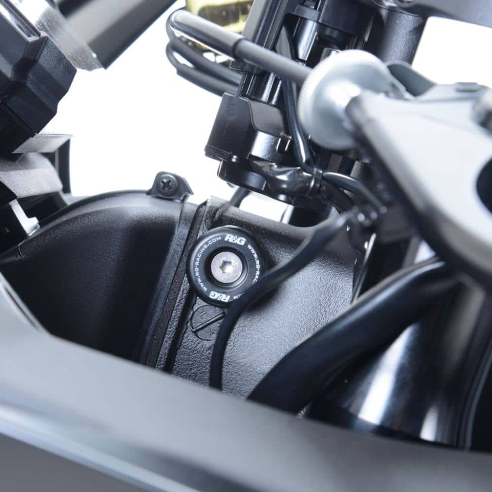 R&G Lockstop Savers Black Ducati Panigale V4S 2018 – 2023