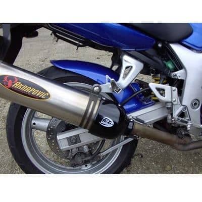 R&G Exhaust Protection Oval Black (RHS Can Cover) Suzuki TL1000R 1998 – 2004
