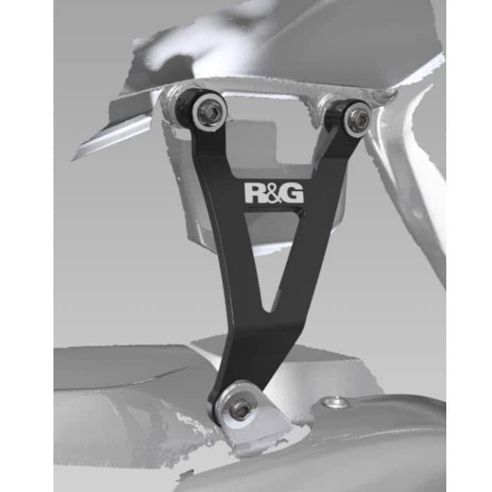 R&G Exhaust Hanger Kit Black MV Agusta Superveloce 800 2020