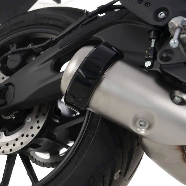 R&G Exhaust Protector (4.5″-5.5″) Black (Can Cover) Indian Moto FTR1200S 2019-23