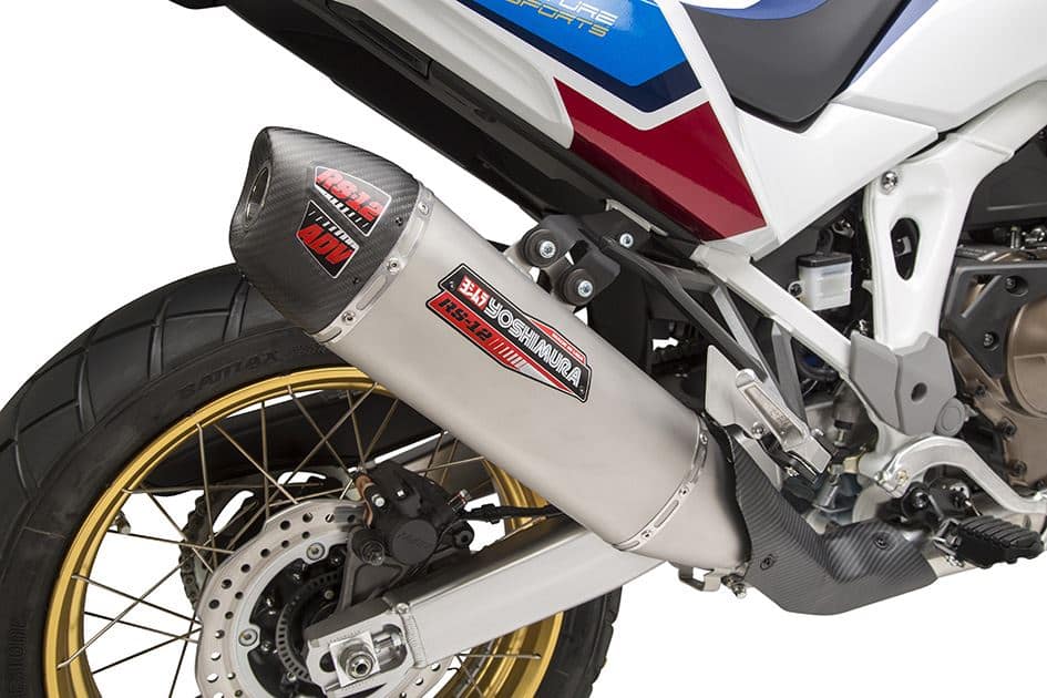 Honda africa deals twin exhaust