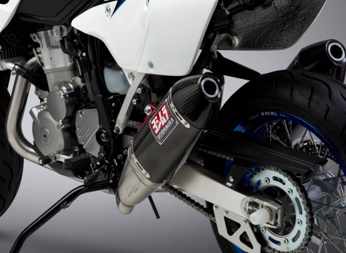 Yoshimura Exhaust Carbon RS-4 Twin Silencer System DRZ400 S 2000 – 2022